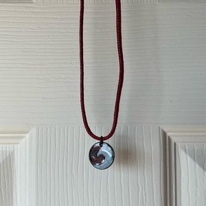 Penny swirl necklace